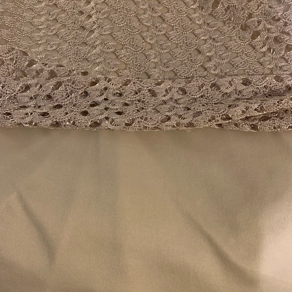Lace lined top
